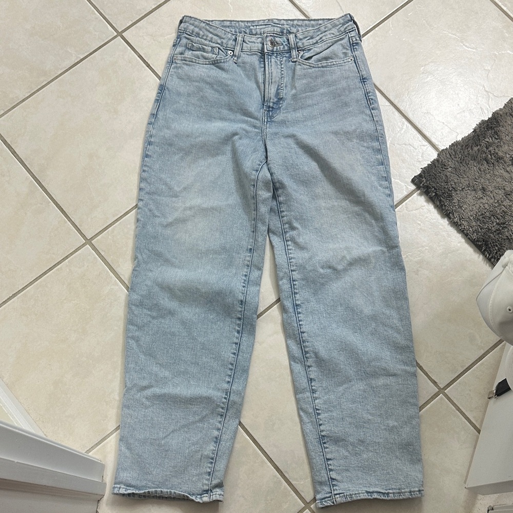 Old Navy high rise loose jean - 8